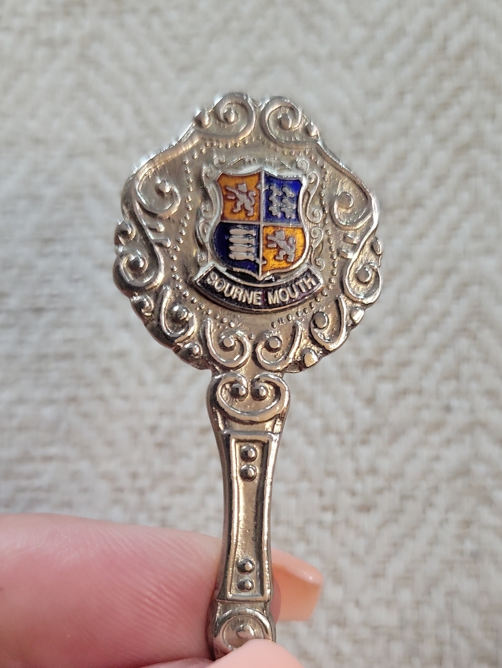 Vintage Tradition Silver Plated Bournemouth England Souvenir Spoon